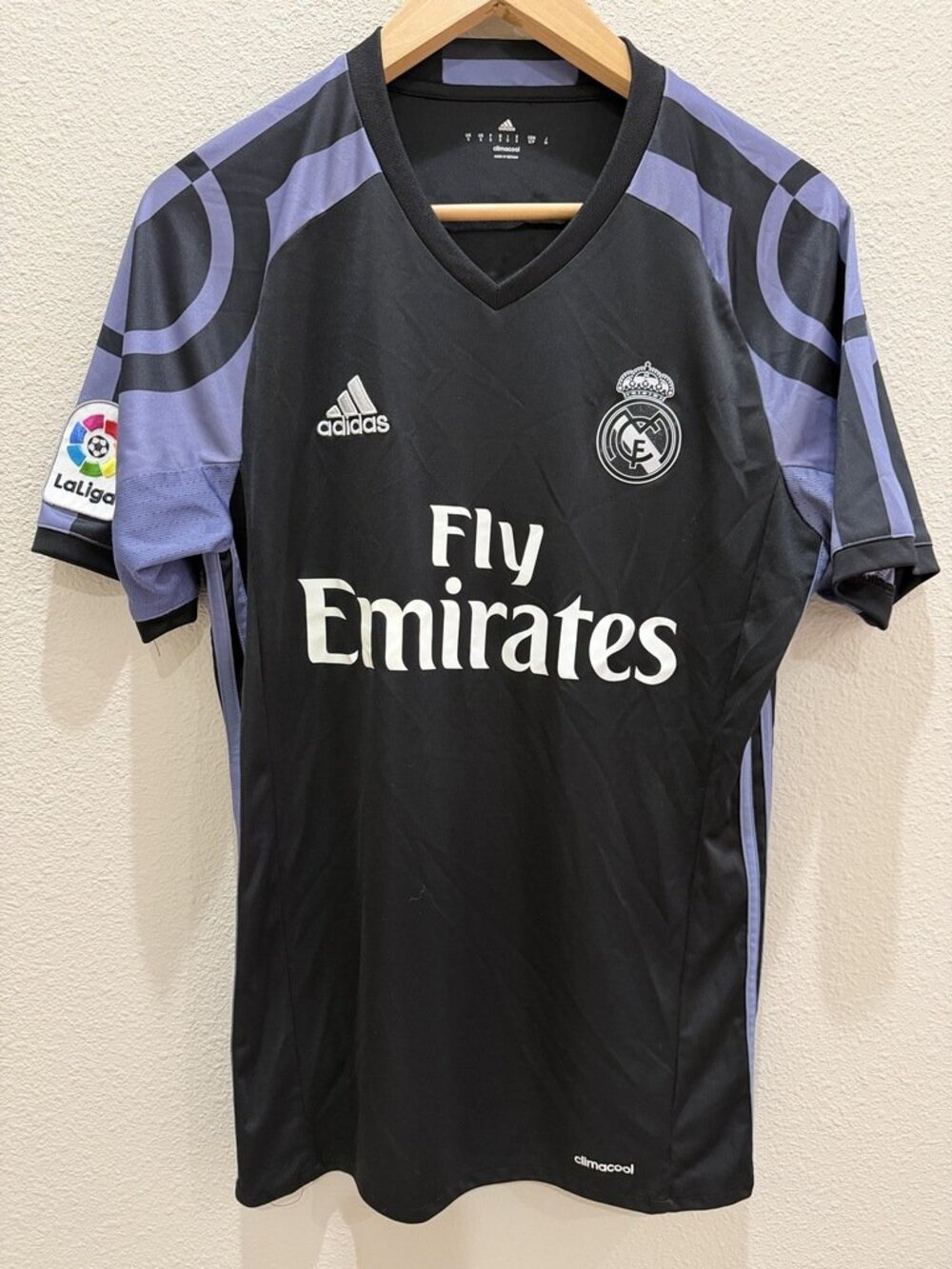 Vintage Real Madrid 2016/17 Third Jersey Marcelo #12 Adidas Climacool Size S